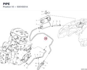 PIPE 93510551A diagram position