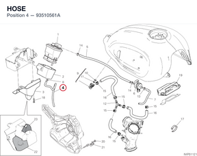 HOSE 93510561A diagram position