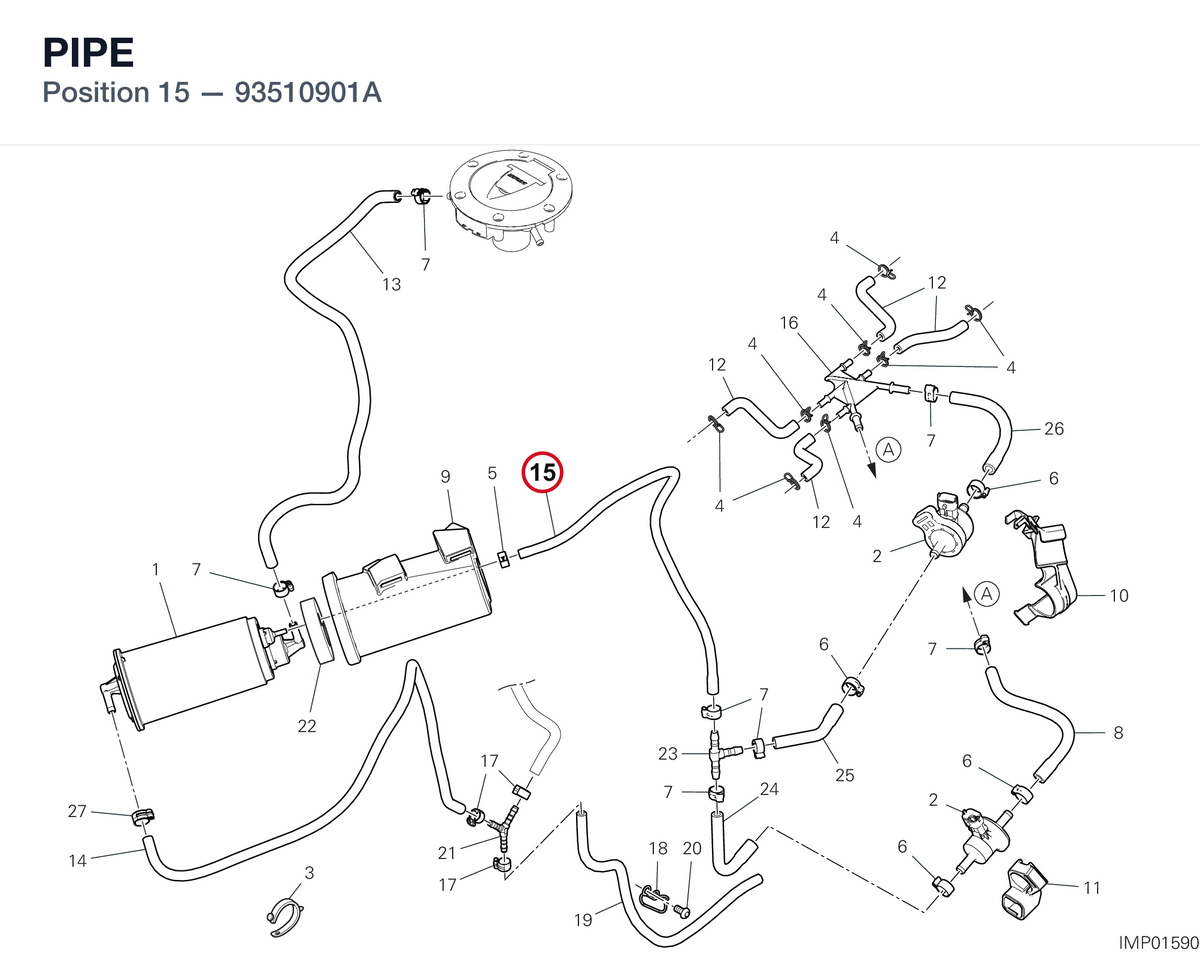 PIPE 93510901A diagram position