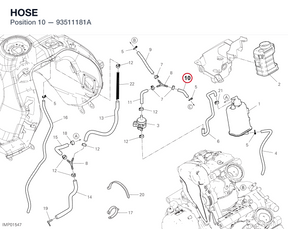 HOSE 93511181A diagram position