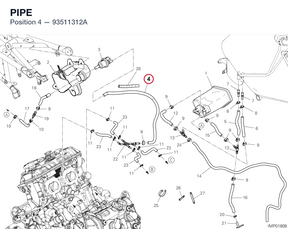 PIPE 93511312A diagram position