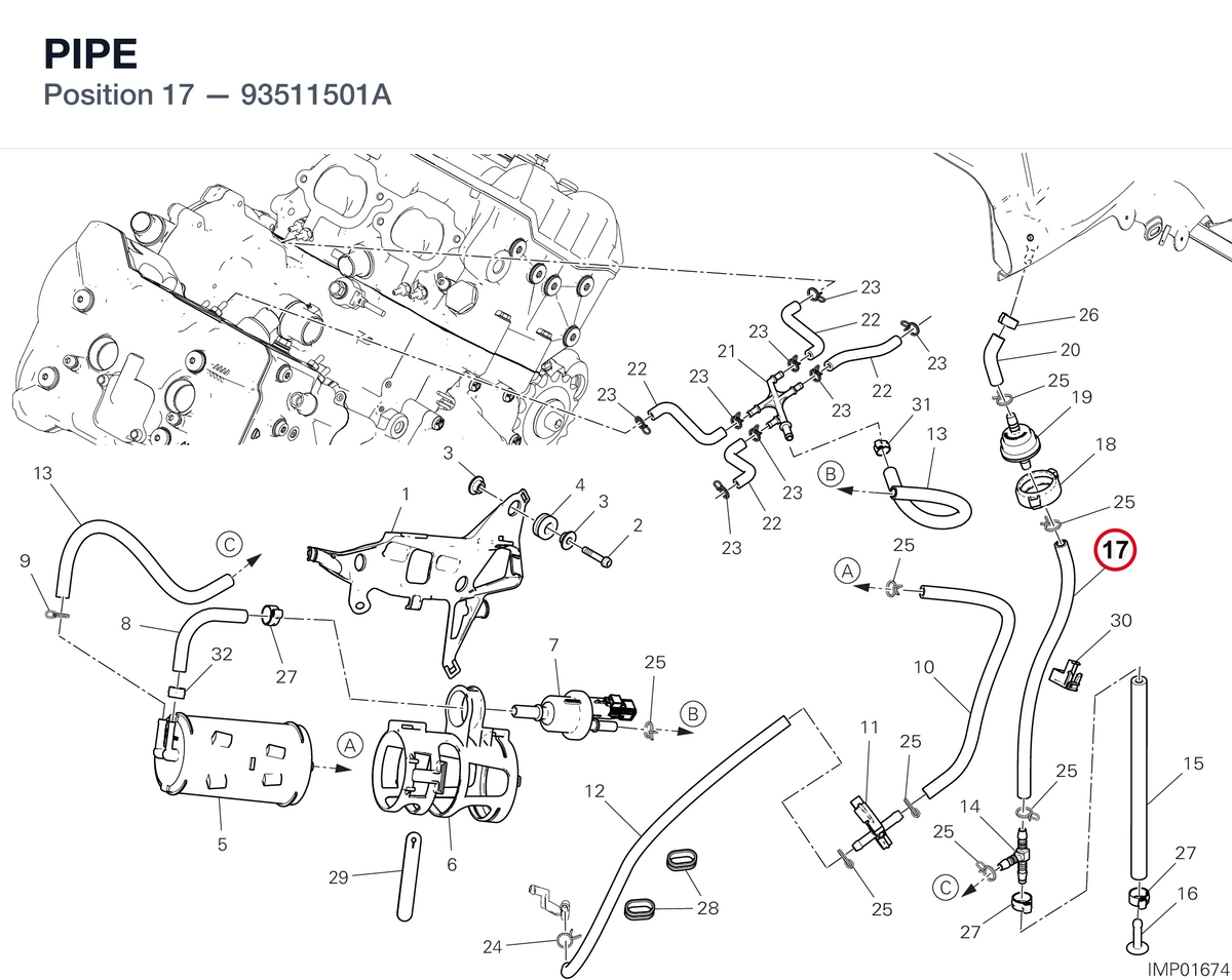 PIPE 93511501A diagram position