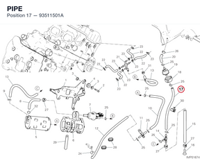 PIPE 93511501A diagram position