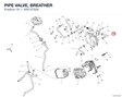 PIPE VALVE, BREATHER 93512752A diagram position