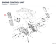 ENGINE CONTROL UNIT 93640051AC diagram position