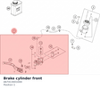 Diagram preview: Brake cylinder front (A67413001000)