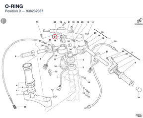O-RING 938232037 diagram position