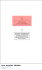 Diagram preview: Rear sprocket, 38 teeth (A5601005103801)
