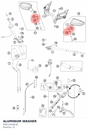 Diagram preview: ALUMINUM WASHER (69012040040)