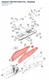 Diagram preview: EXAUST PROTECTION CPL. ORANGE (6900805633304B)