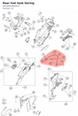 Diagram preview: Rear fuel tank fairing (A62408049000CC)