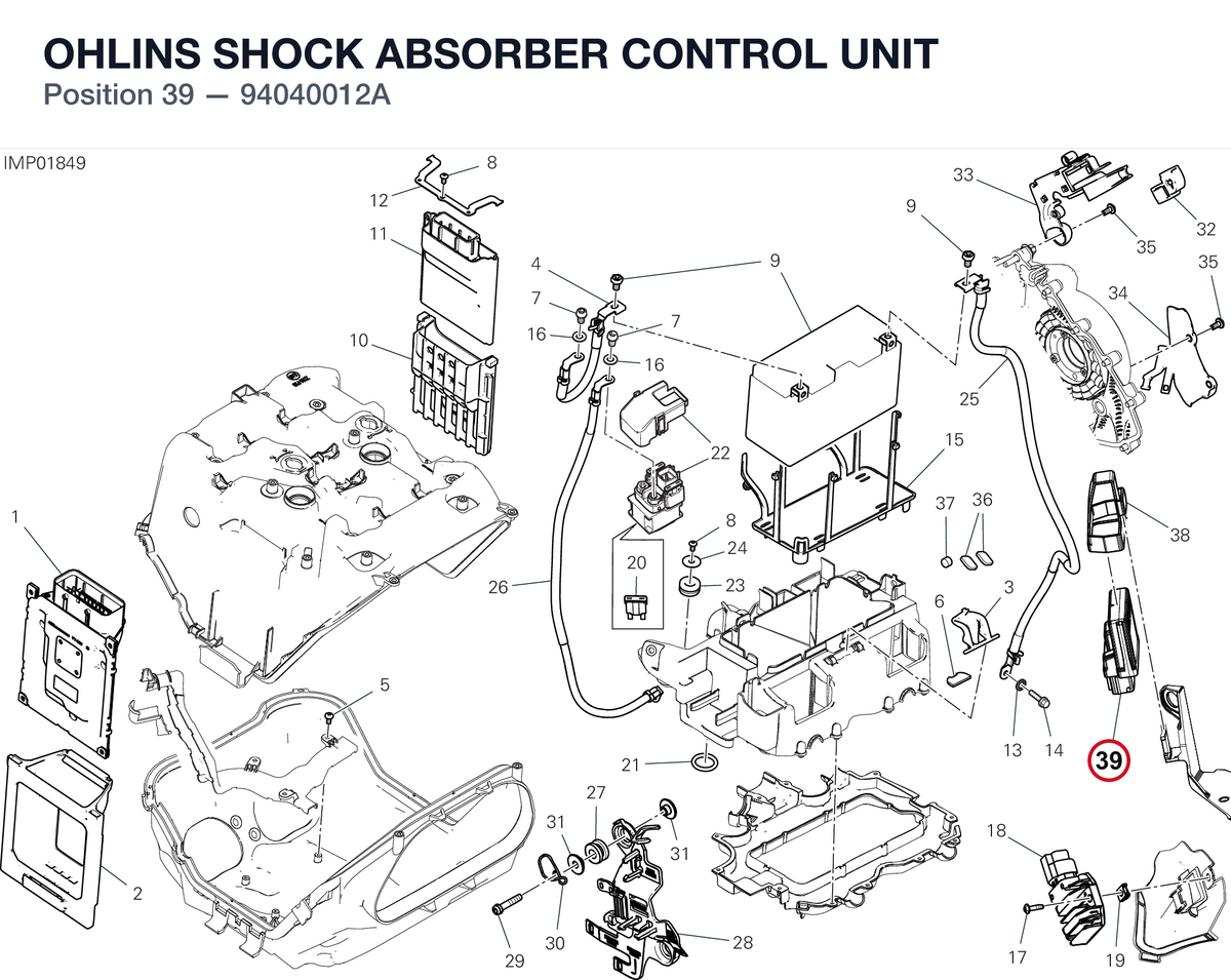 OHLINS SHOCK ABSORBER CONTROL UNIT