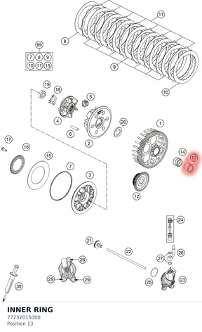 Diagram preview: INNER RING (77232015000)