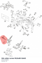 Diagram preview: ISA collar screw M10x80 ISA45 (0035100809S)