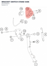 Diagram preview: BRACKET SWITCH STAND SIDE (94103026010)
