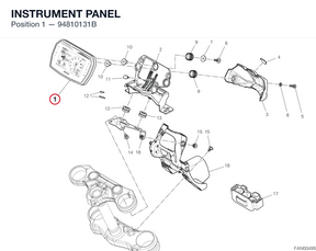 INSTRUMENT PANEL 94810131B diagram position
