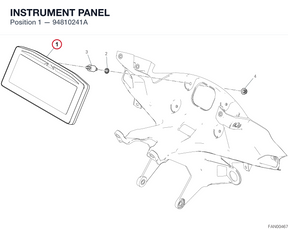INSTRUMENT PANEL 94810241A diagram position