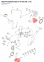 Diagram preview: BOLT-FLANGE-KAE ST-F DIA-06 L-16 (J900000601606)