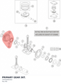 Diagram preview: PRIMARY GEAR 36T. (75032000102)