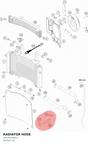 Diagram preview: RADIATOR HOSE (76435026002)