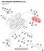 Diagram preview: TAB WASHER MEMBRAN CSC (81205027004)
