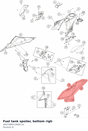 Diagram preview: Fuel tank spoiler, bottom righ (A60708051066C1A)