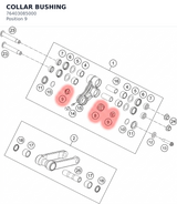 Diagram preview: COLLAR BUSHING (76403085000)