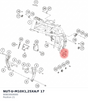 Diagram preview: NUT-U-M10X1,25XA/F 17 (90803009000)