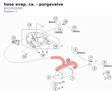 Diagram preview: hose evap. ca. - purgevalve (64115022000)