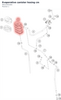 Diagram preview: Evaporative canister hosing cm (96315001000)