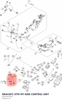 Diagram preview: BRACKET, KTM MY RIDE CONTROL UNIT (61911047050)