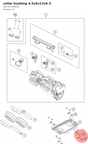 Diagram preview: collar bushing 4.5x6x12x6.3 (A67441030010)