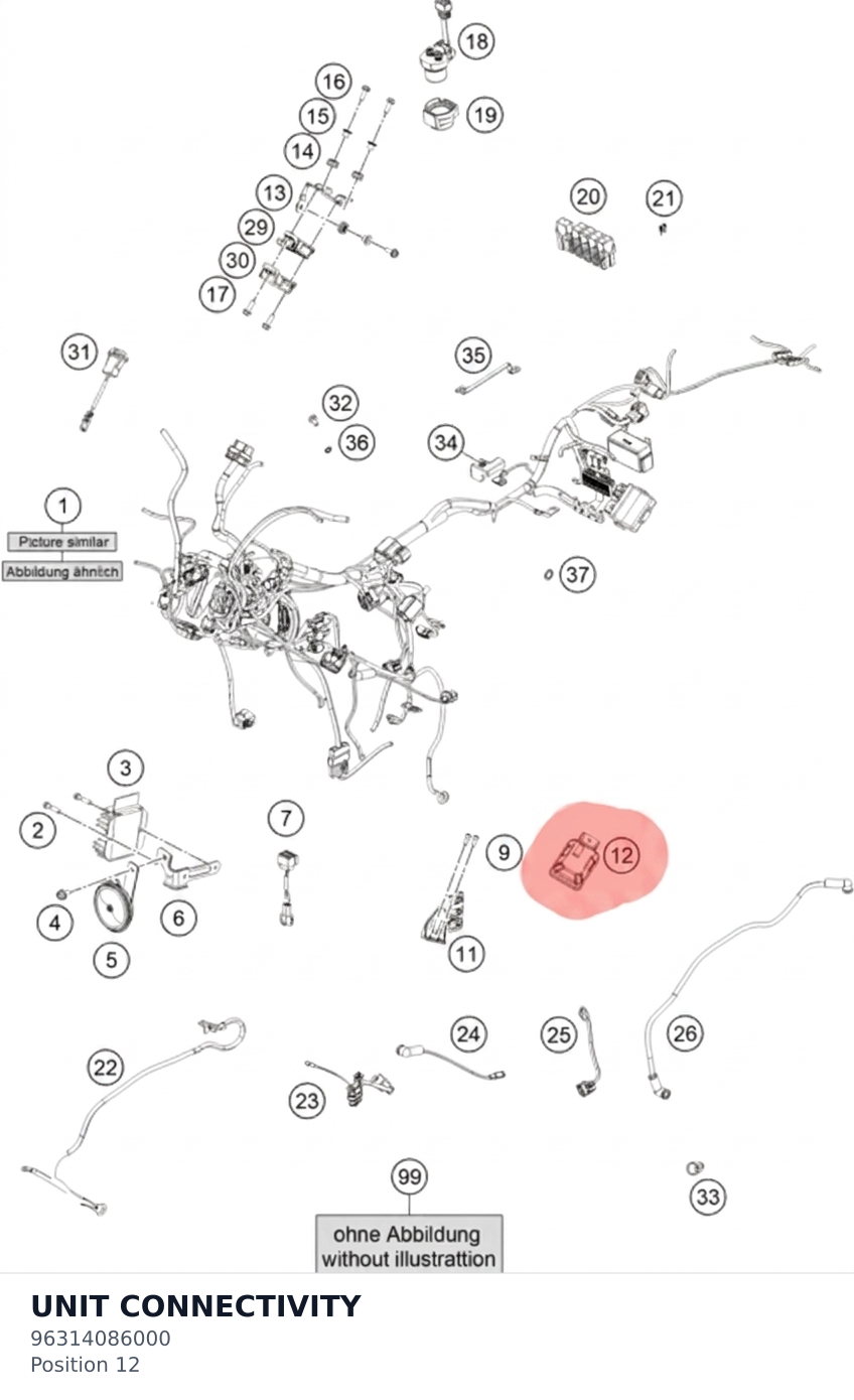 Diagram preview: UNIT CONNECTIVITY (96314086000)