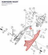 Diagram preview: SUBFRAME RIGHT (A6070300202056)