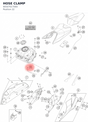 Diagram preview: HOSE CLAMP (90507017000)