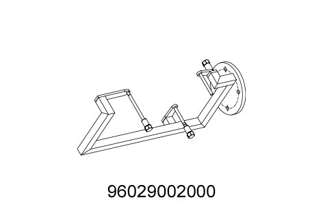 Engine bracket for engine assembly stand product image