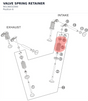 Diagram preview: VALVE SPRING RETAINER (90136032000)