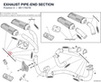 EXHAUST PIPE-END SECTION 96117607B diagram position