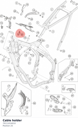 Diagram preview: Cable holder (79111014010)