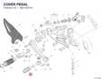 COVER PEDAL 96210521A diagram position