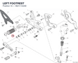 LEFT FOOTREST 96211102AB diagram position