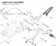 JOINT LEFT FOOTREST 96211121AA diagram position
