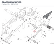 GEARCHANGE LEVER 96211441AA diagram position