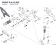 FRONT R.H. PLATE 96212871CB diagram position