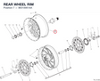 REAR WHEEL RIM