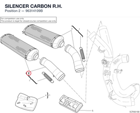 SILENCER  CARBON R.H.