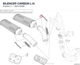 SILENCER  CARBON L.H.