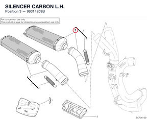 SILENCER  CARBON L.H.