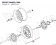 FRONT WHEEL RIM