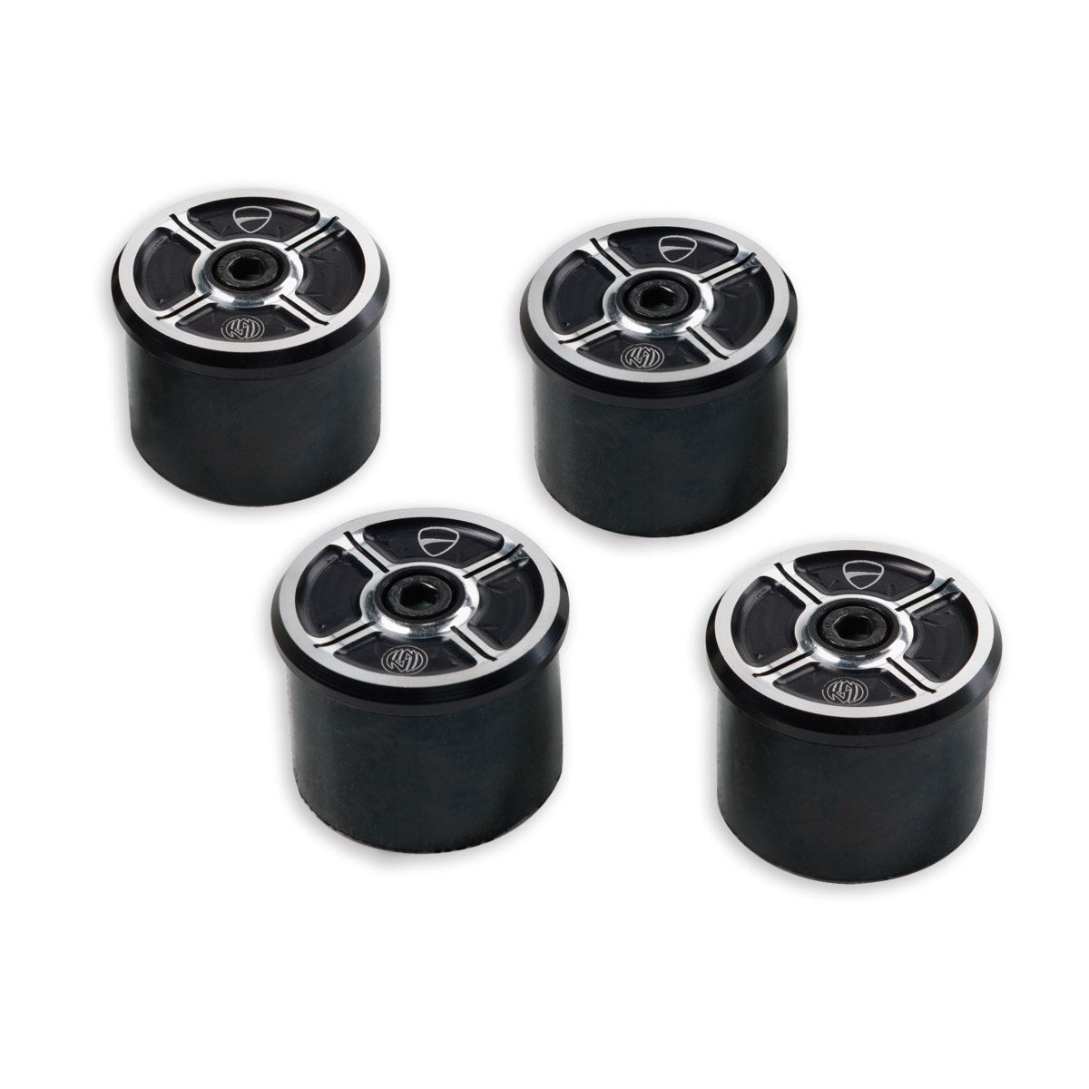 Billet aluminium frame plugs (XDIAVEL)
